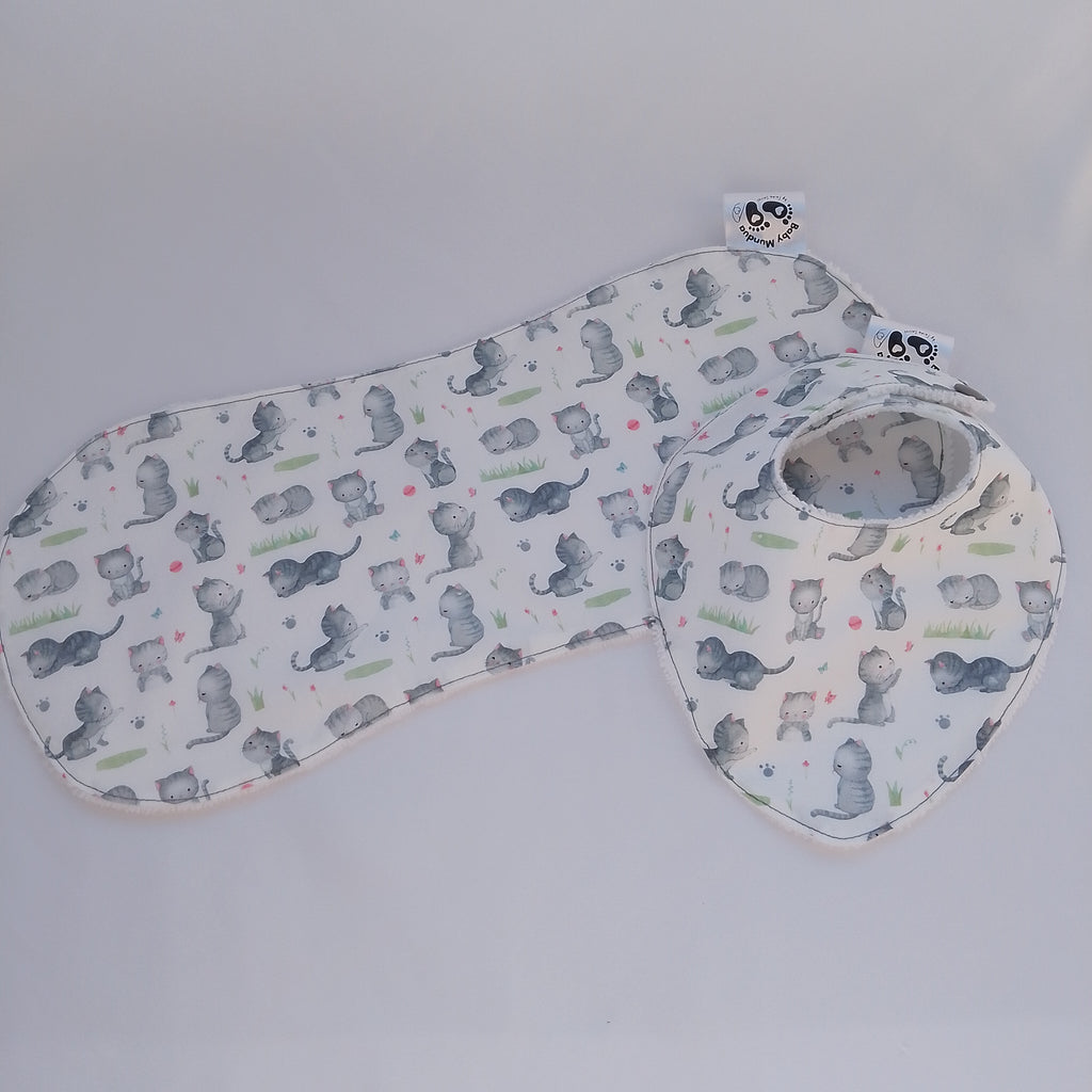 Conjunto de Toalla Hombro y Babero Baba