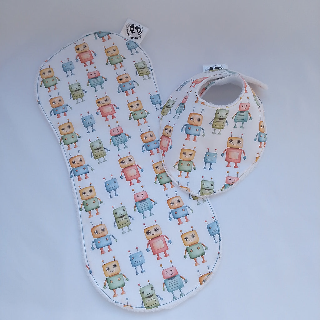 Conjunto de Toalla Hombro y Babero Baba